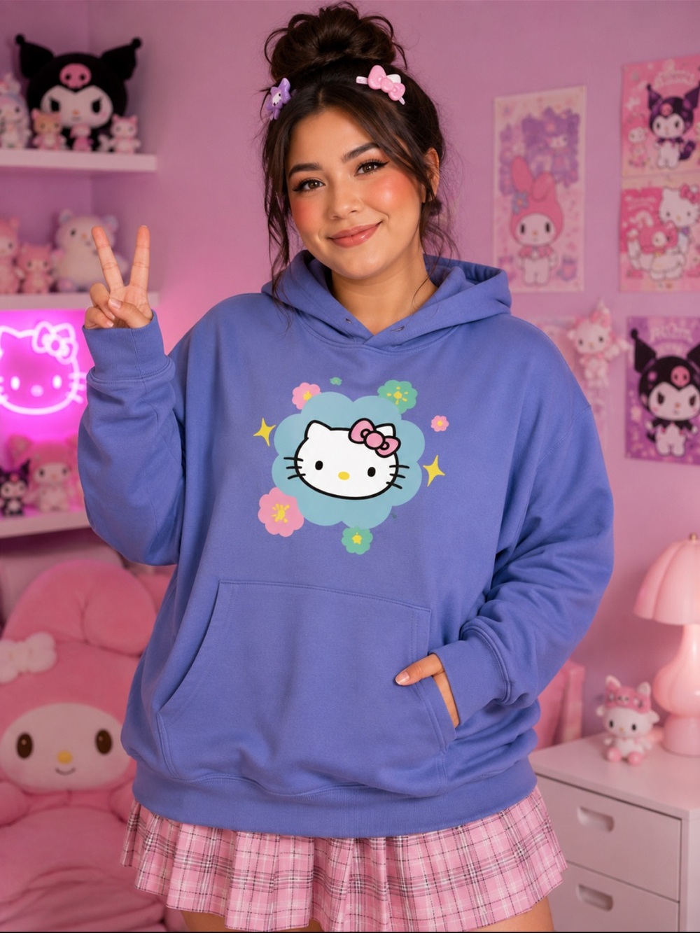 Mega Yacht Hello Kitty Kawaii Hoodie